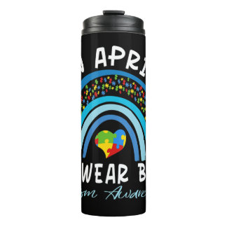 Termo El Autismo Arcoiris En Abril Se Vio El Autismo Azu