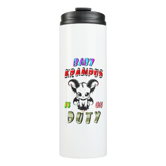 Termo El Bebé Krampus Está De Servicio (Anverso)