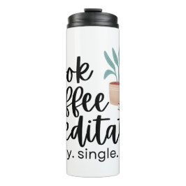 Termo El café del libro medita cada día