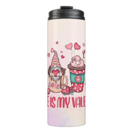 Termo El café es mi San Valentín