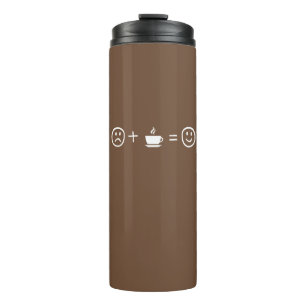 Termo El café te hace feliz