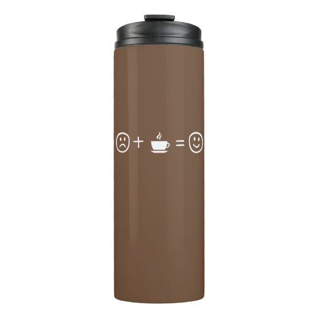 Termo El café te hace feliz (Anverso)