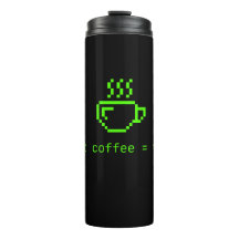 El código y el café son buenos