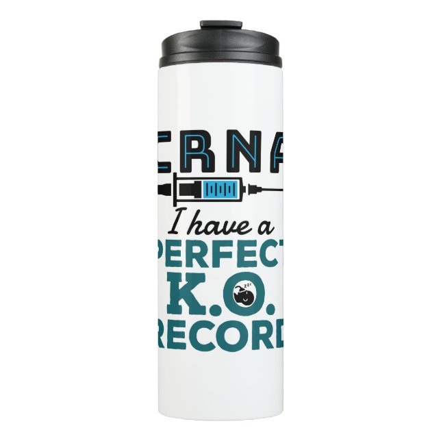 Termo El CRNA I tiene un récord de K.O perfecto (Anverso)