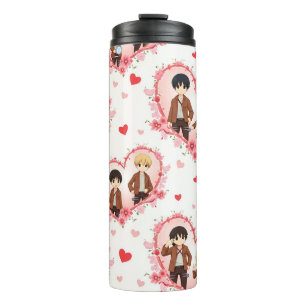 TERMO EL DÍA DE SAN VALENTÍN ANIME TUMBLER