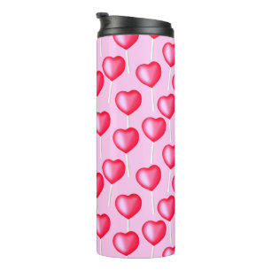 Termo El día de San Valentín Lollipop Hearts Cute