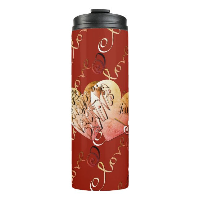 Termo El día de San Valentín Love Red (Anverso)