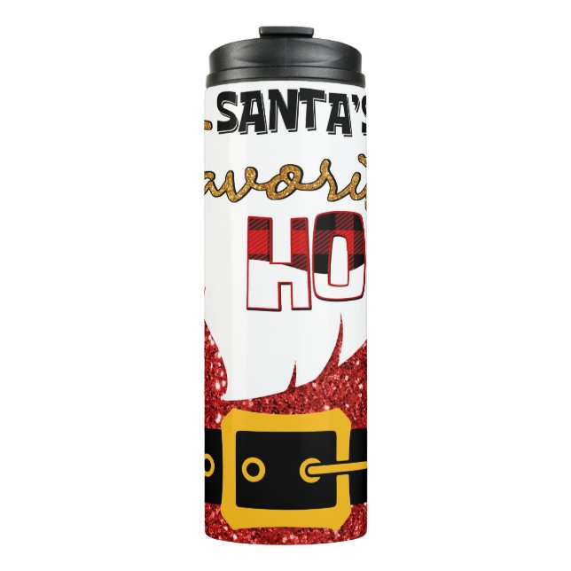 Termo El divertido Ho favorito de Santa Claus (Anverso)