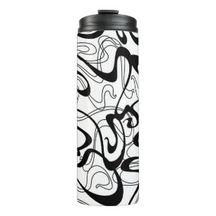 Termo El estilo Art Nouveau es impecable. Textura de cur