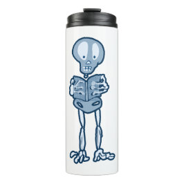 Termo El fascinado esqueleto literario de Ethan con el l