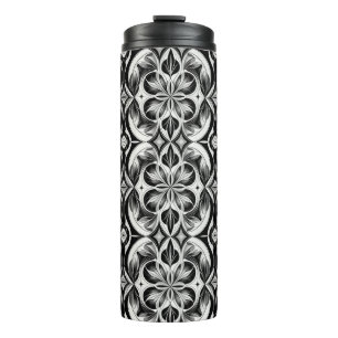 Termo El florecimiento monocromo