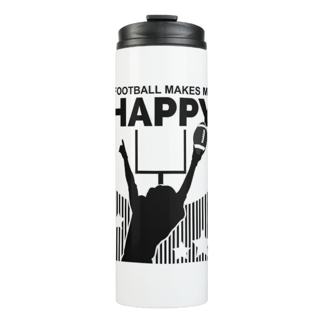 Termo El fútbol me hace feliz (Anverso)