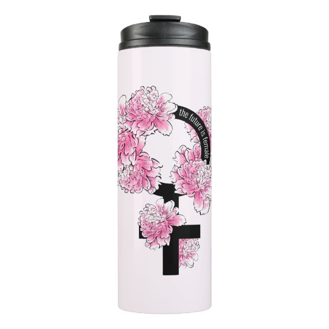 Termo El futuro es femenino (Anverso)