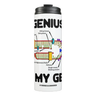 Termo El Genio Está En Mis Genes Humor De Replicación De