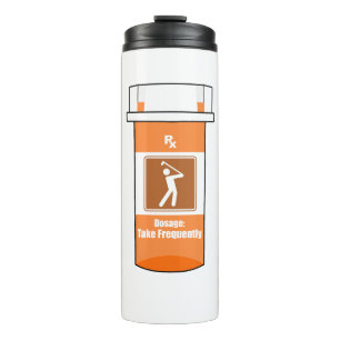 Termo El golf es mi droga
