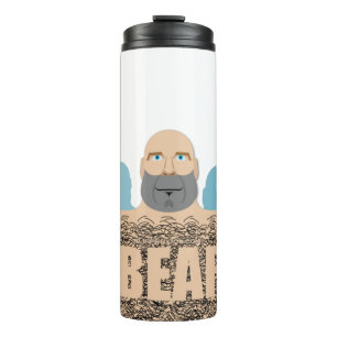 Termo El hombre del cuerpo del oso peludo de SlipperyJoe