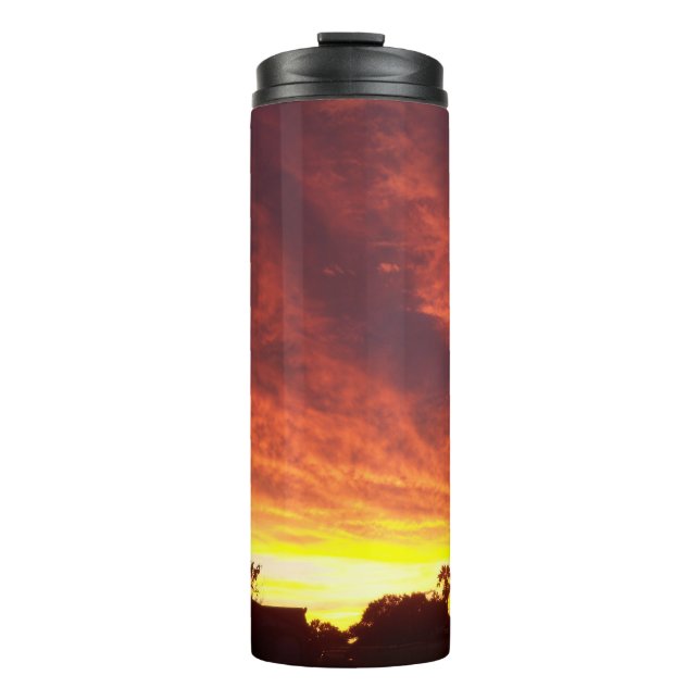 Termo El huracán llega al atardecer (Anverso)