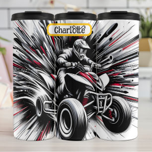 Termo El jinete de ATV: Explosión del Thrill de Acción