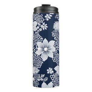 TERMO EL LACE BLANCO MIRABA LAS TEXTURAS BLUE DENIM