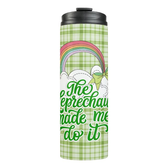 Termo El Leprechaun me hizo hacerlo - Día de San Patrici (Anverso)