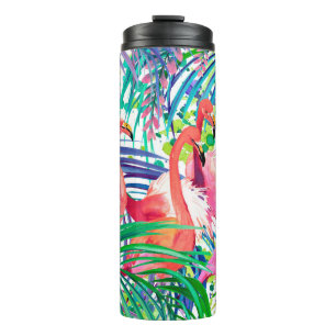 Termo El maravilloso ilustracion acuático flamingo. Áfri
