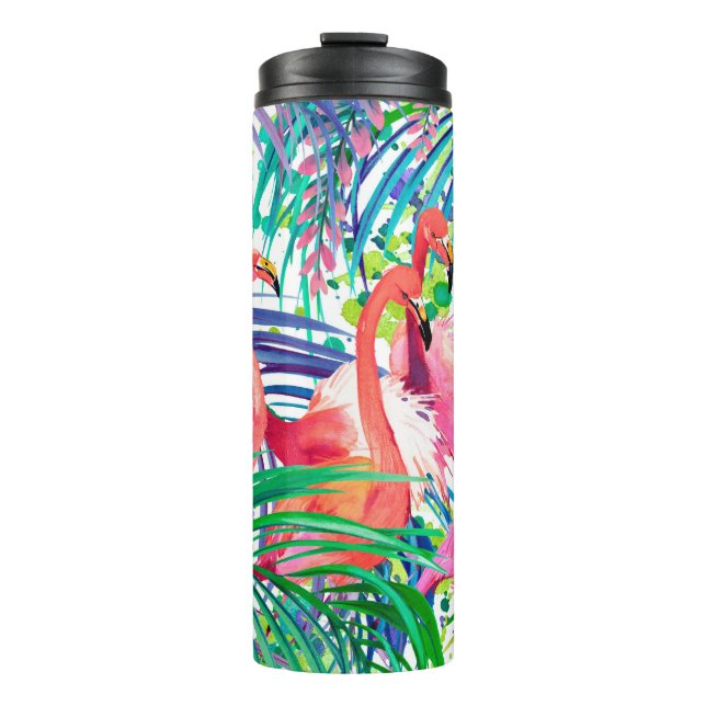 Termo El maravilloso ilustracion acuático flamingo. Áfri (Anverso)