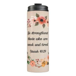 Termo Él me fortalece