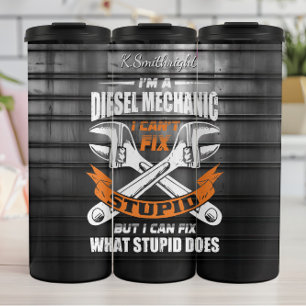 Termo El Mecánico Diesel No Puede Arreglar Estúpido