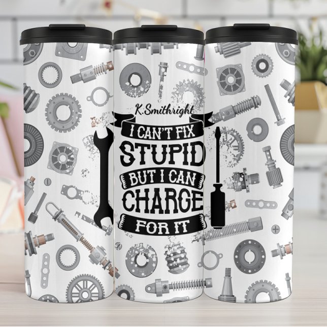 Termo El mecánico no puede arreglar la carga estúpida (Subido por el creador)