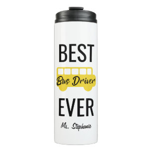 Termo El mejor negro amarillo nunca personalizado del