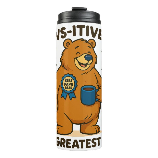 Termo El mejor oso de papá (Anverso)