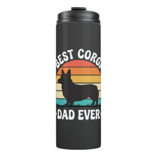 Termo El Mejor Papá Corgi Retro Perro