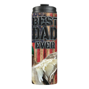 Termo El mejor papá jamás Mallard Duck La Madera de la B
