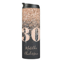 El moderno terma de 30 años del purpurina Girly