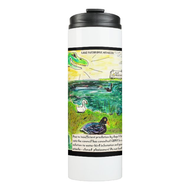 Termo El Monstruo del Lago Guthridge (Anverso)