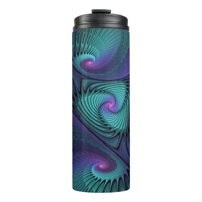 Termo El morado se encuentra con el arte abstracto moder (Anverso)