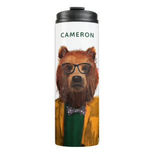 Termo El oso vestido mejor el   añade su nombre