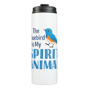 Termo El pájaro azul es mi animal espiritual