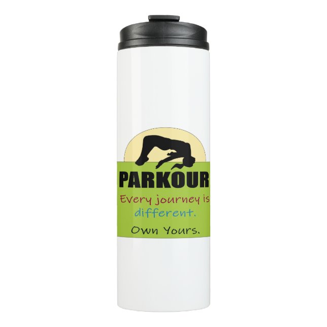 Termo El Parkour-Every Journey Es Diferente El Suyo (Anverso)