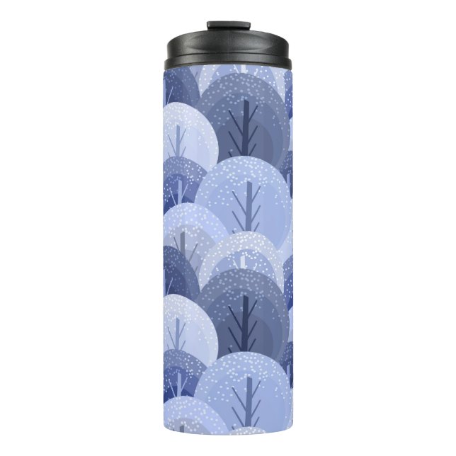 Termo El patrón de los Navidades de invierno es fluido.  (Anverso)