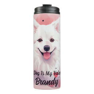 Termo El perro esquimal americano es mi Valentín persona