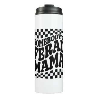 Termo El regalo familiar divertido de Feral Mama de algu