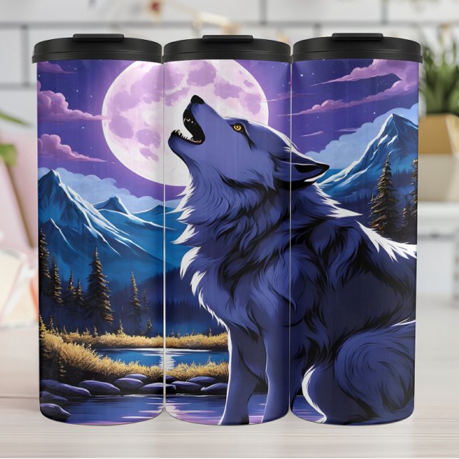 Termo El solitario llamado de Lavender Moon Wolf (Subido por el creador)