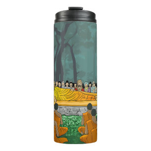 Termo El Tumbler final de Nirvana de Buda