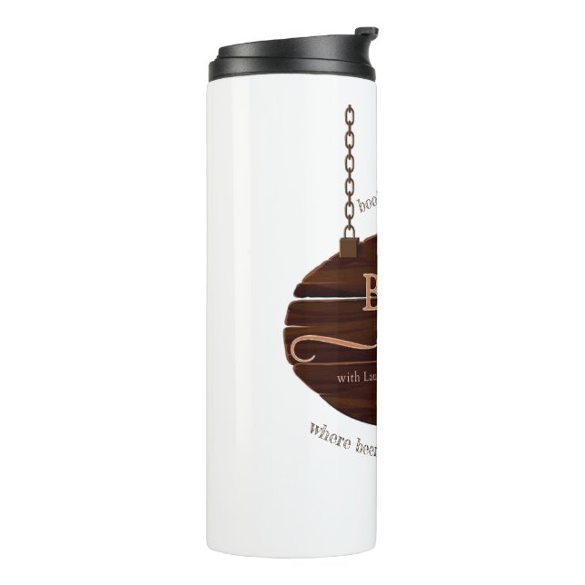 Termo El Tumbler Termal Books & Brews (Rotado hacia la izquierda)