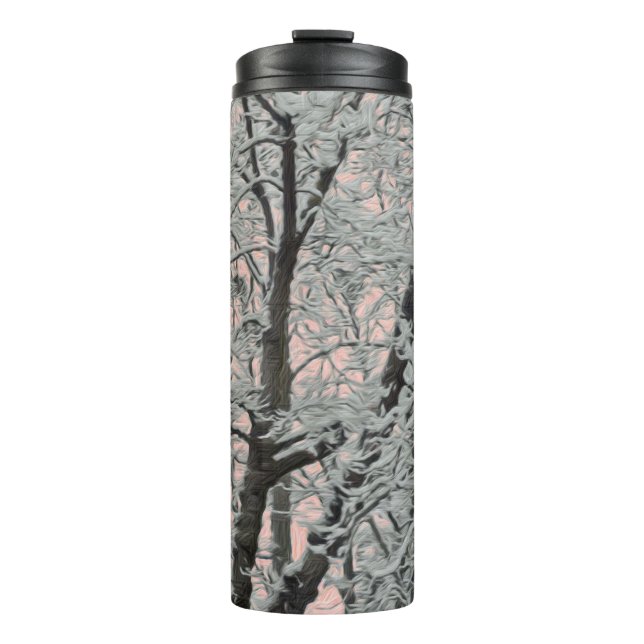 Termo El Tumbler Termal Gran Árbol En Nieve (Anverso)