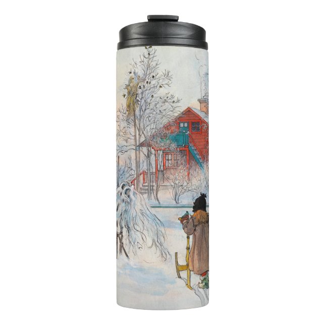 Termo El yard y el lavadero de Carl Larsson (Anverso)