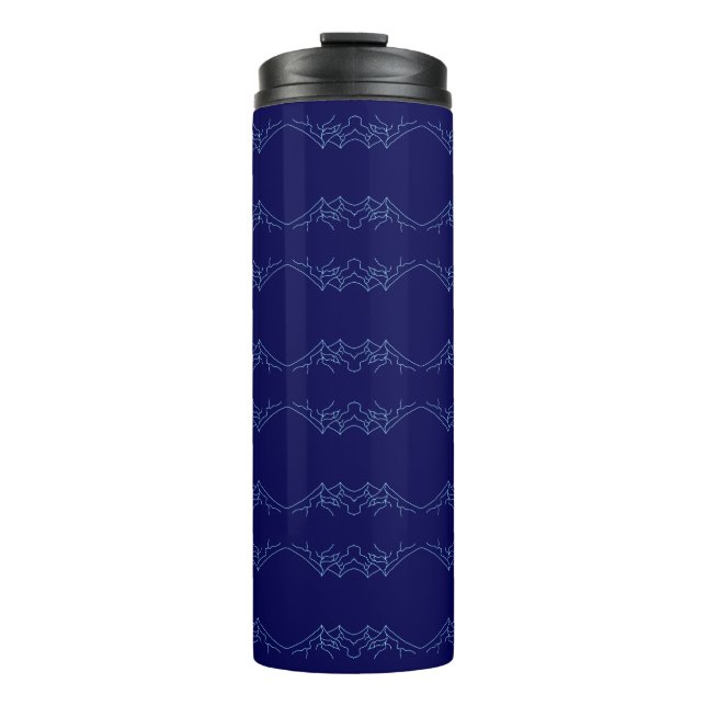 Termo Electric Blue Neural Horizon Abstract Pattern (Anverso)