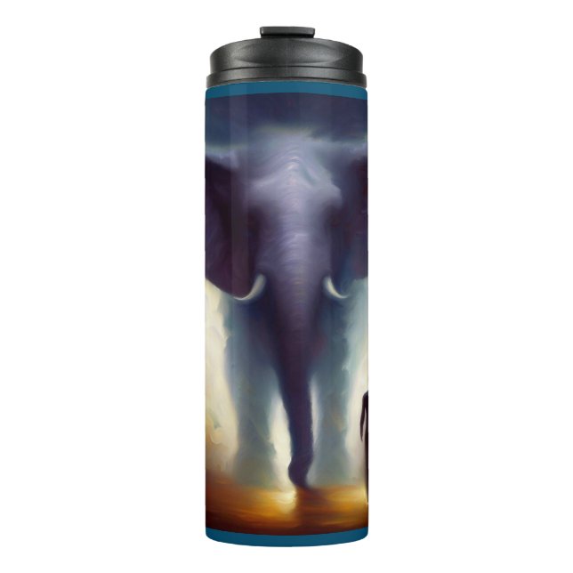 Termo Elefante animal espiritual 1 (Anverso)