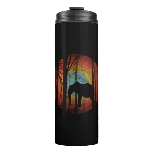 TERMO ELEFANTE EN EL BOSQUE FORESTAL (Anverso)
